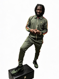 Men’s Olive Green Premium Tracksuit