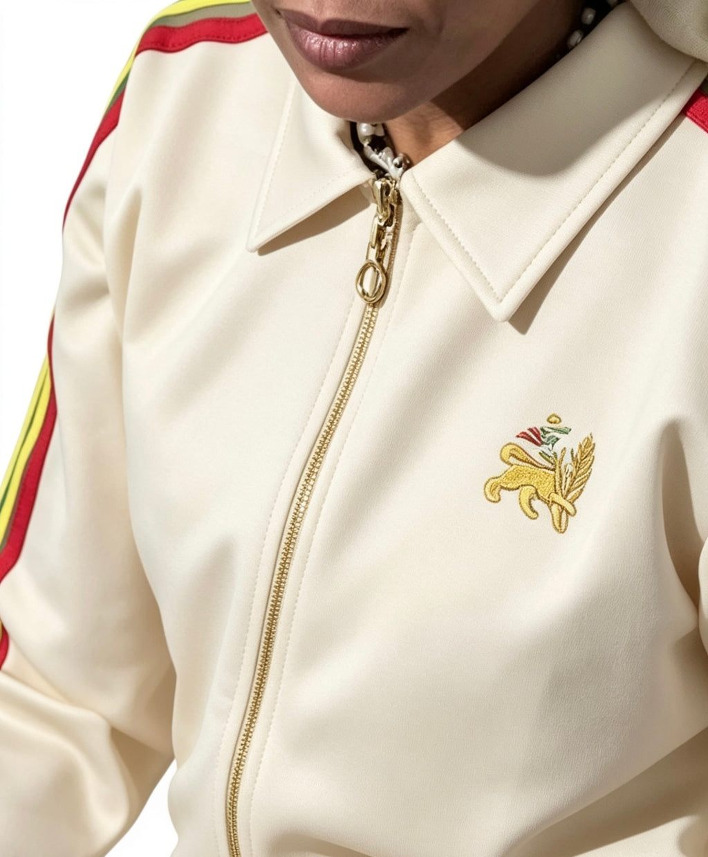 Women’s Cream Premium Tracksuit