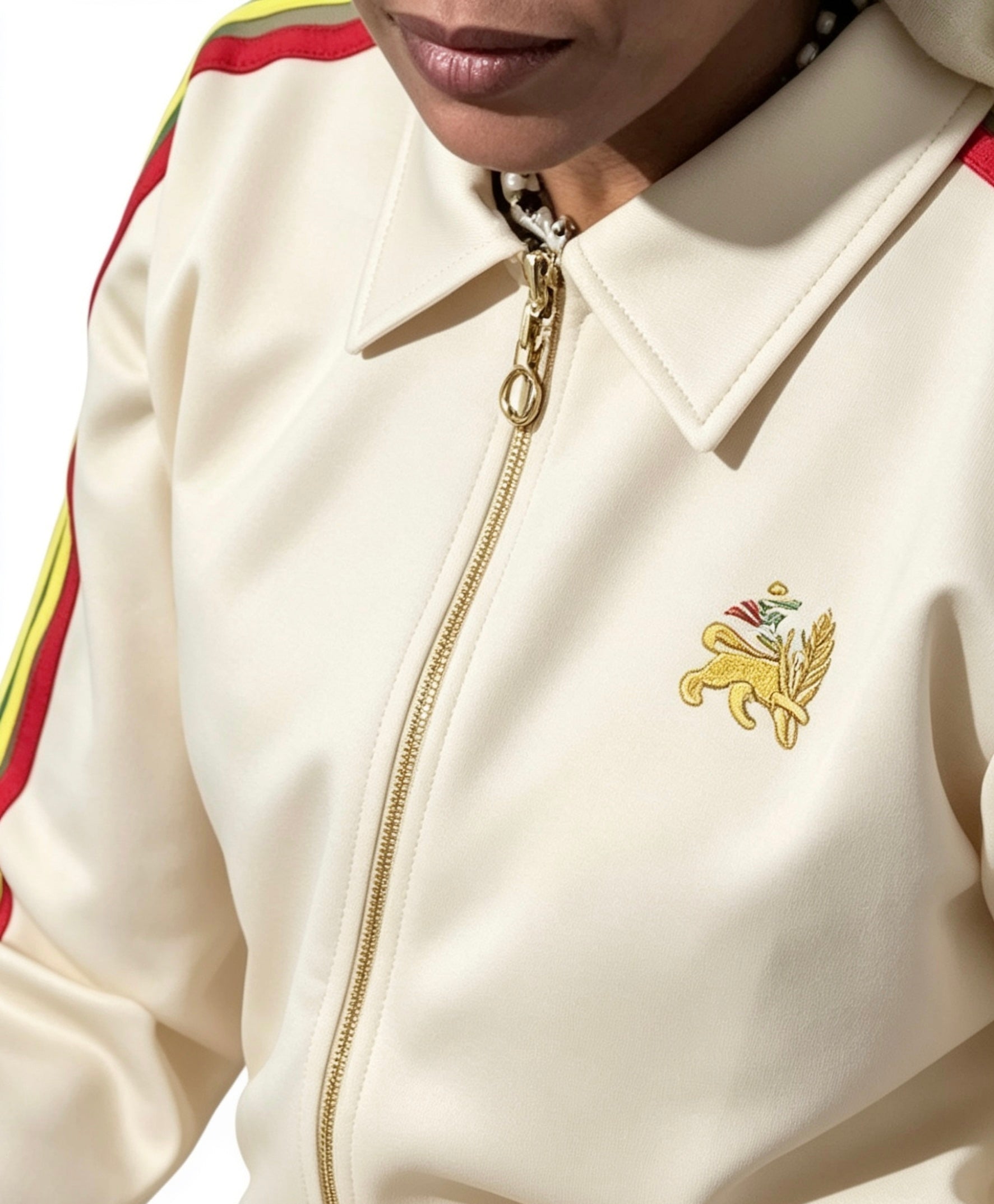 Women’s Cream Premium Tracksuit