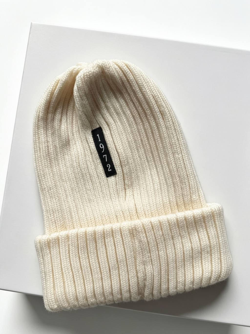 Lion Heart White Beanie