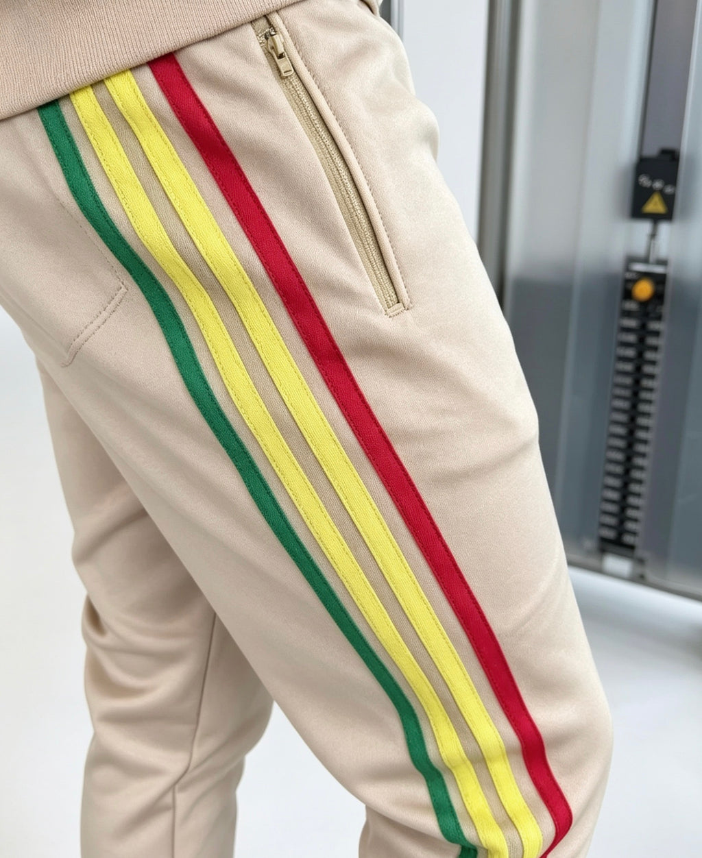 Men’s Cream Premium Tracksuit