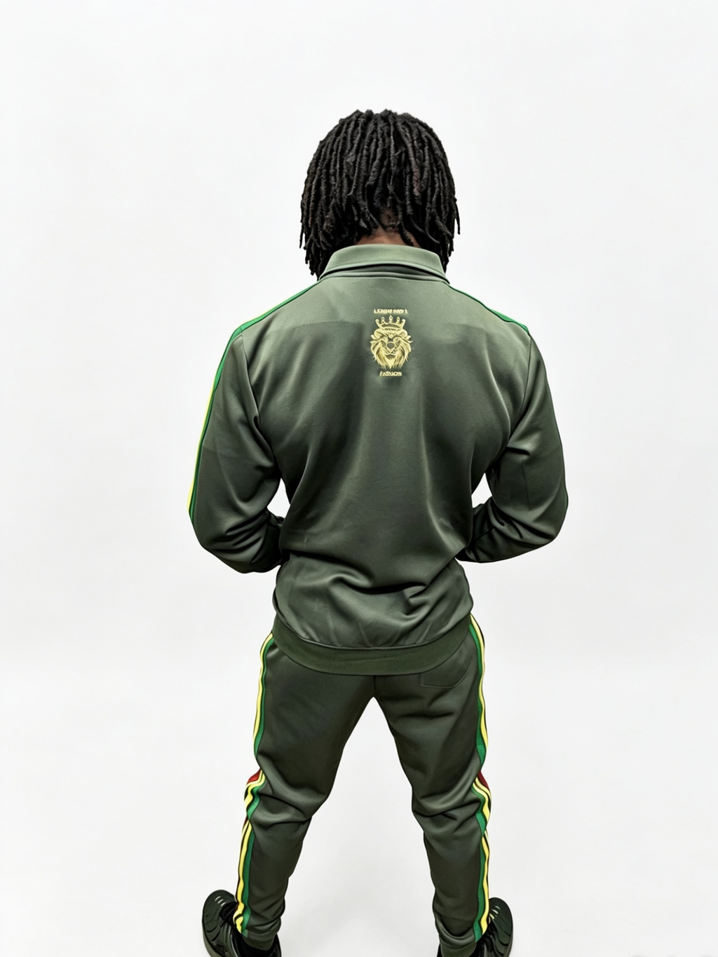Men’s Olive Green Premium Tracksuit
