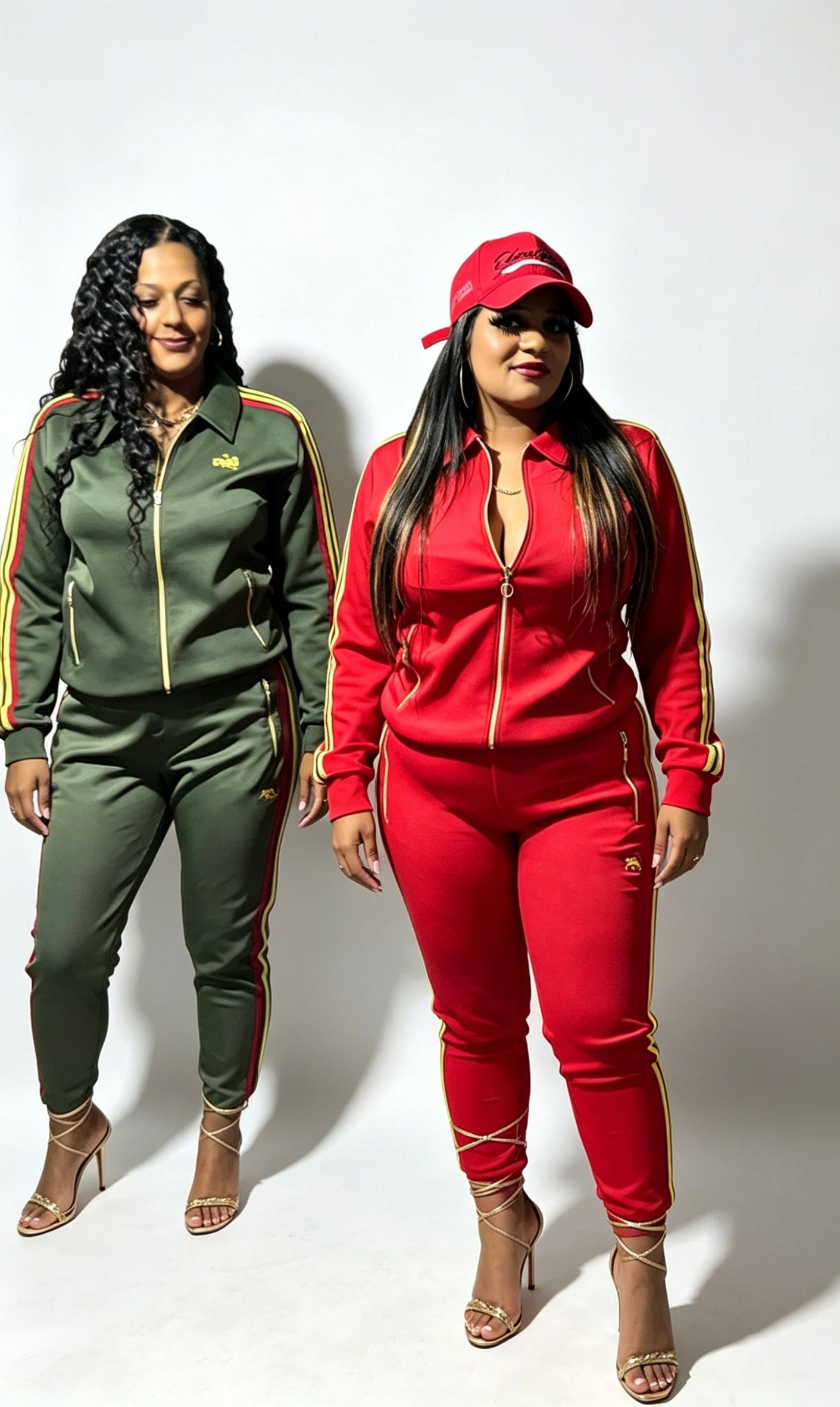 Women’s Red Premium Tracksuit