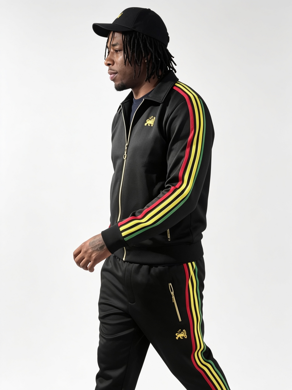 Men’s Black Premium Tracksuit