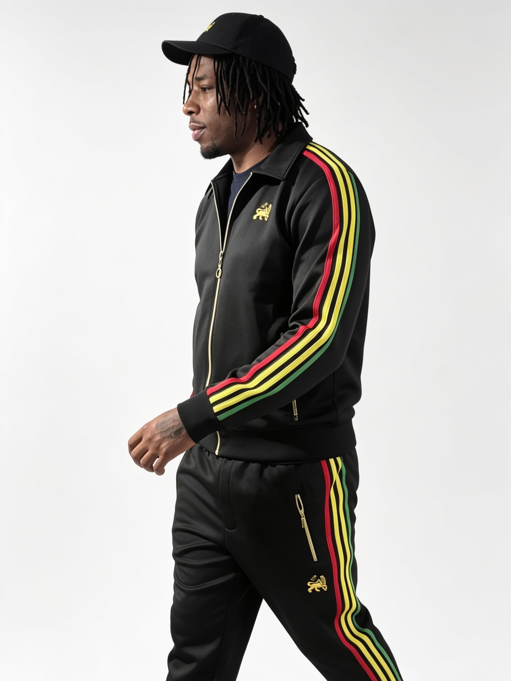 Men’s Black Premium Tracksuit