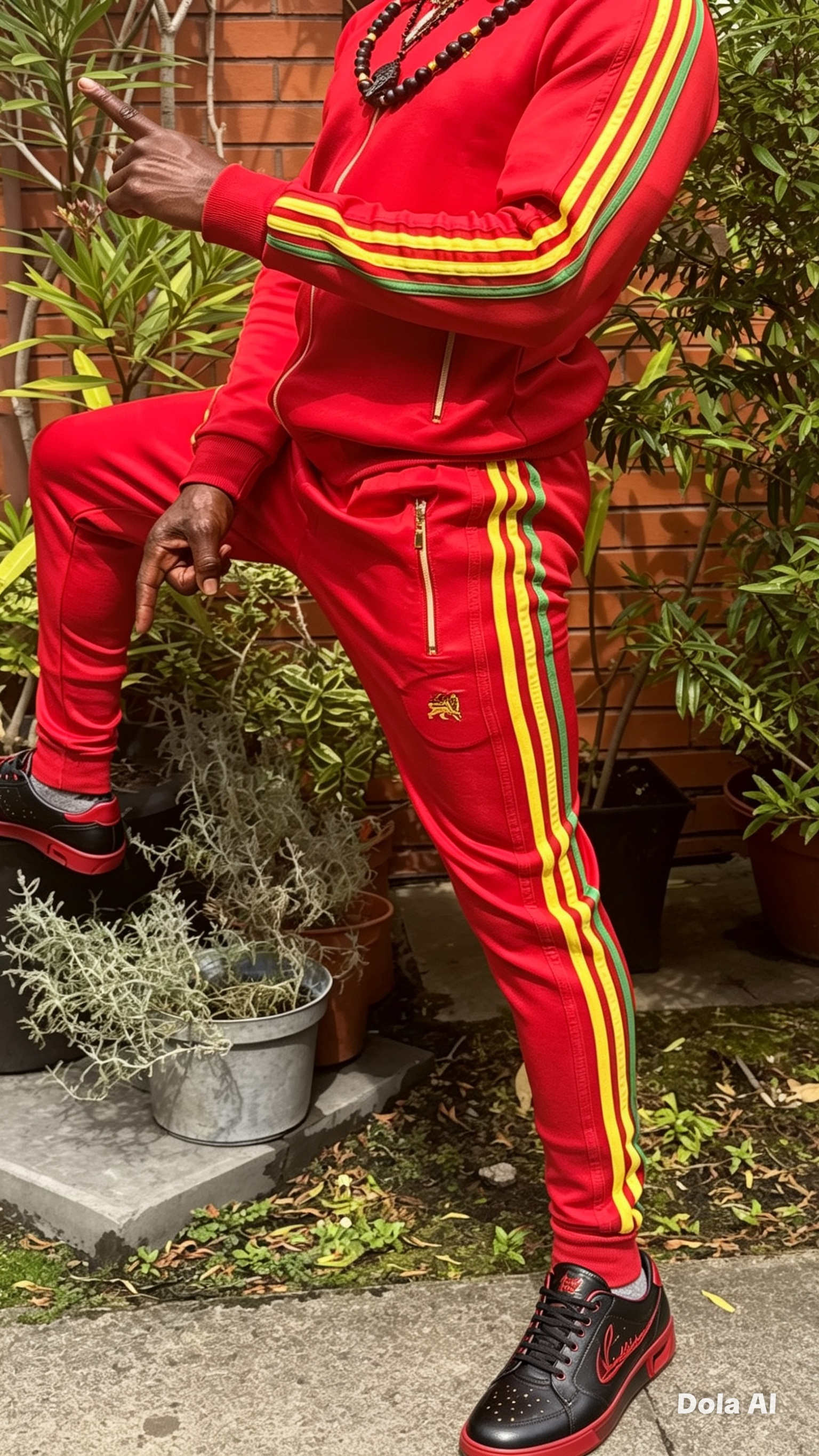 Men’s Red Premium Tracksuit