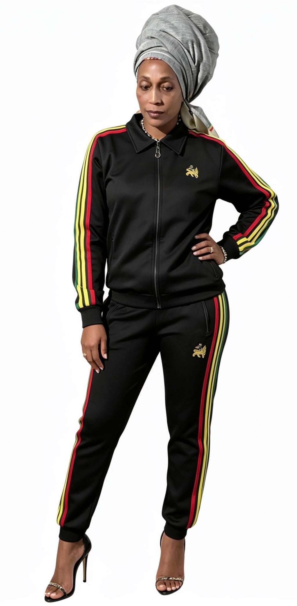 Women’s Black Premium Tracksuit