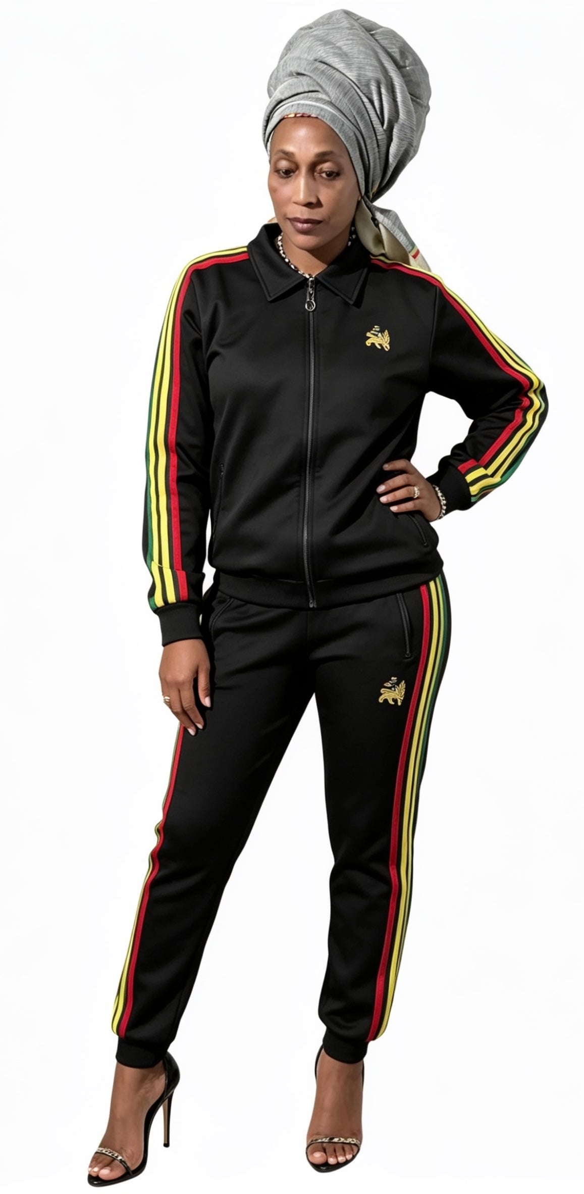 Women’s Black Premium Tracksuit