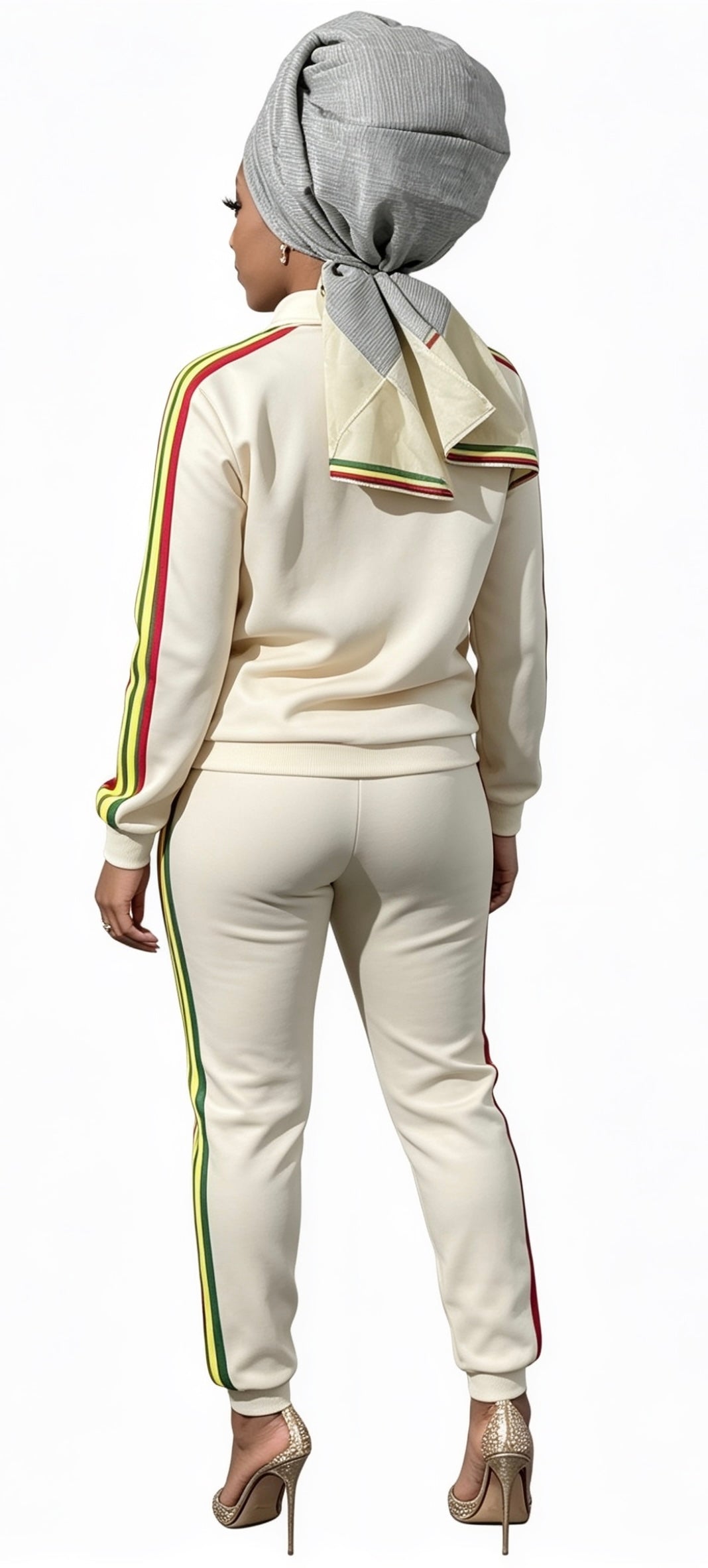 Women’s Cream Premium Tracksuit