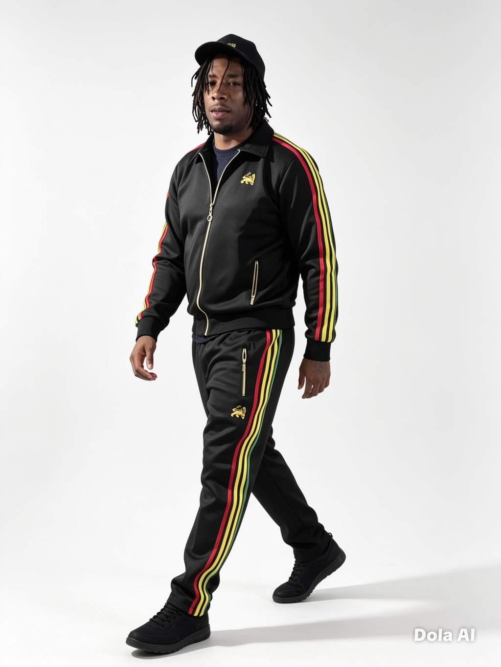 Men’s Black Premium Tracksuit