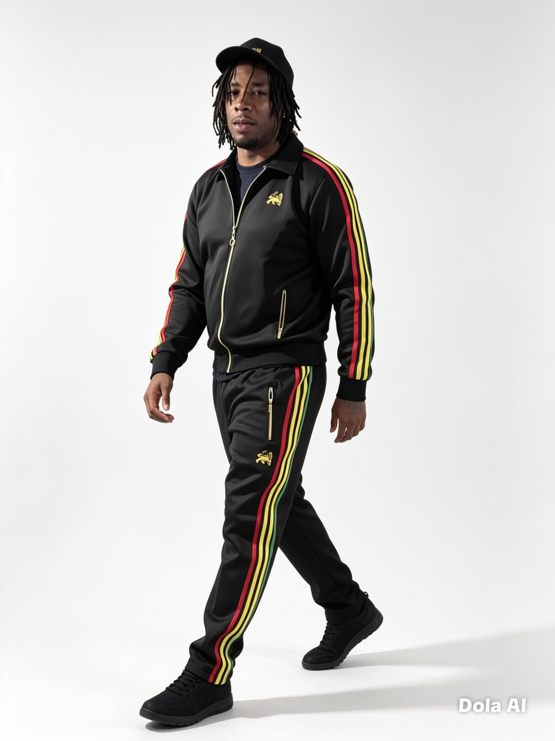 Men’s Black Premium Tracksuit