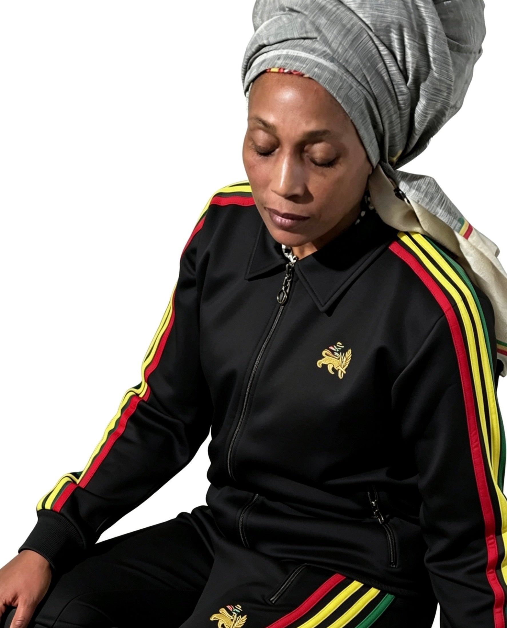 Women’s Black Premium Tracksuit