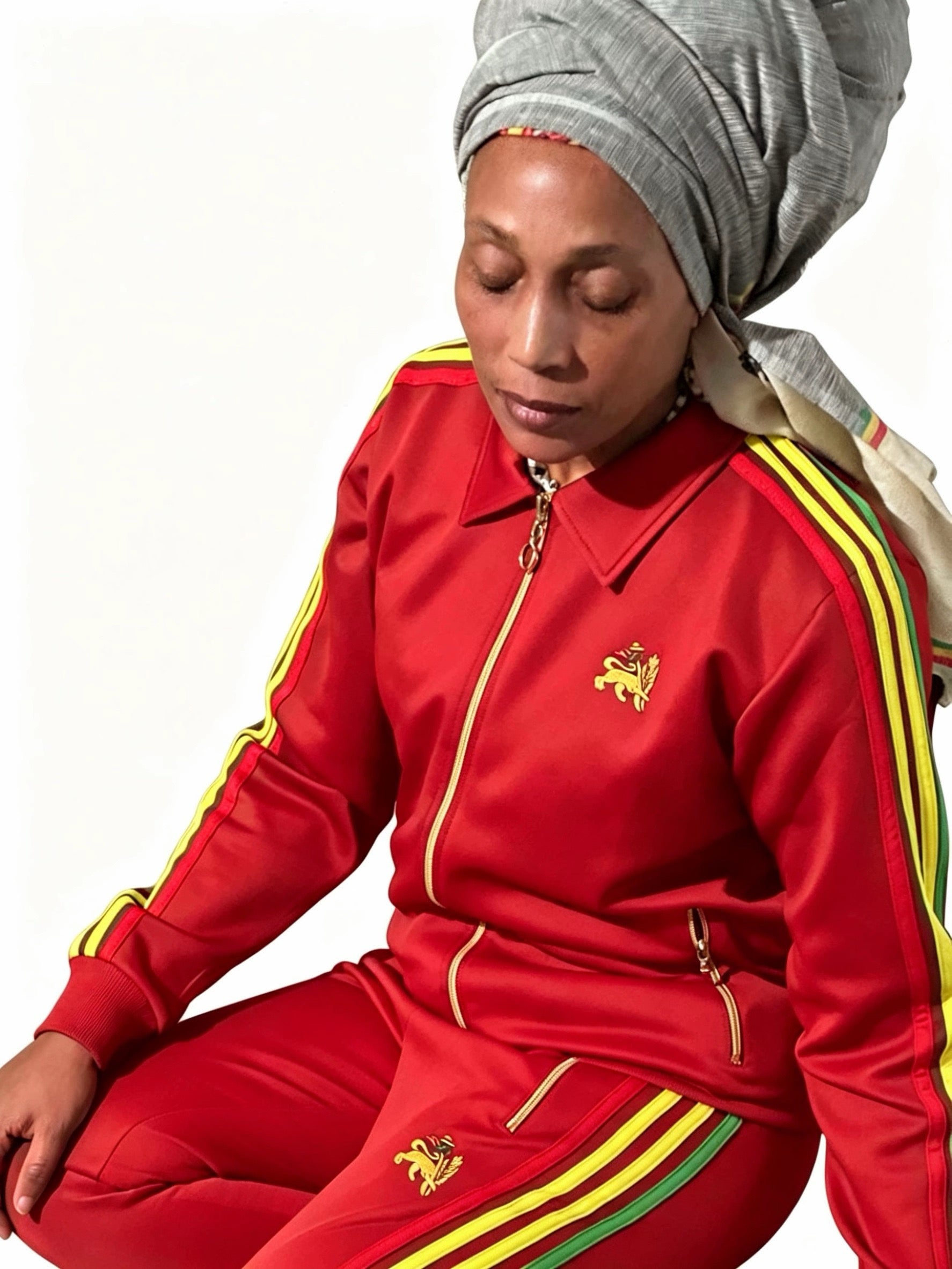 Women’s Red Premium Tracksuit