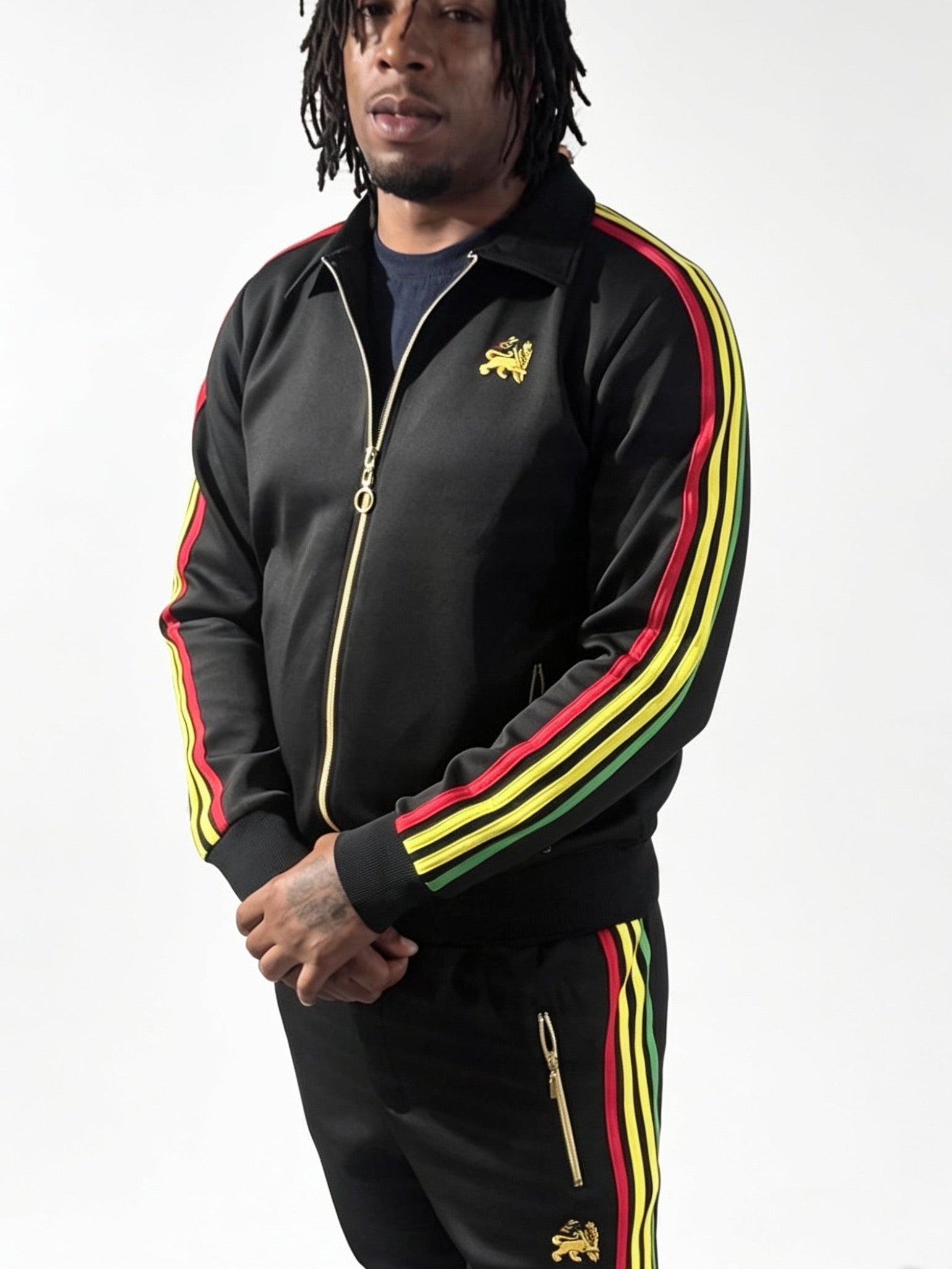 Men’s Black Premium Tracksuit